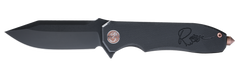 Eikonic Knife Company SIG RS5BB ROSE 2.93" Nitro-V Black PVD Assisted Opening Folding Knife