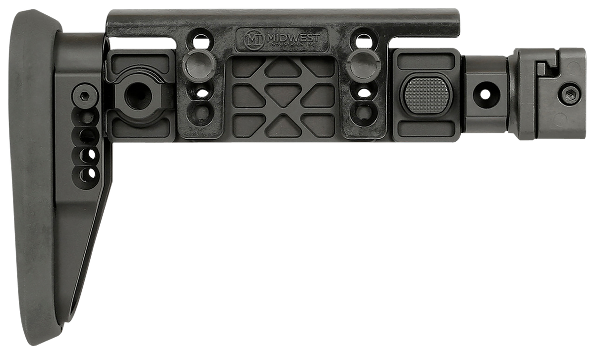 Midwest Industries Alpha Series AK 1913 Side Folding Stock - Black