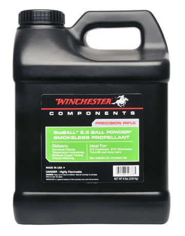 Winchester Powder StaBALL 6.5 Smokeless Rifle Powder 8 lb