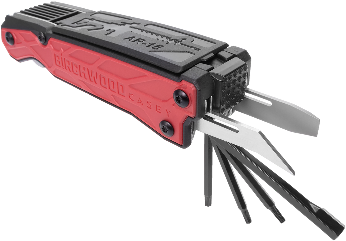 Birchwood Casey ARMT AR-15 Multi-Tool Black/Red Folding