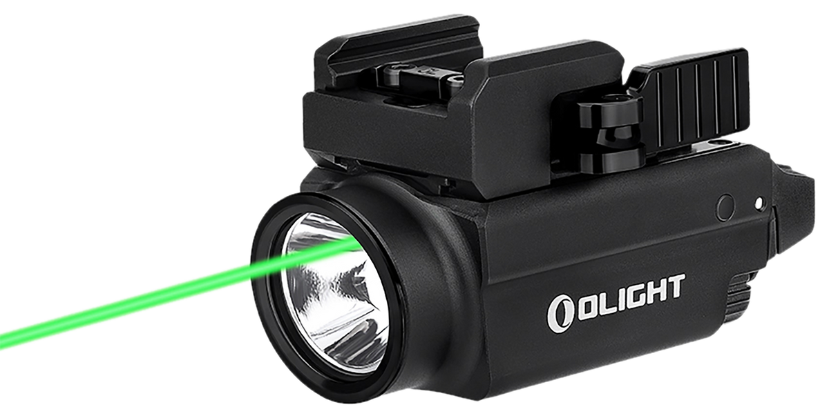 Olight Baldr S 800 Lumen Weapon Light w/Green Laser - Black Anodized