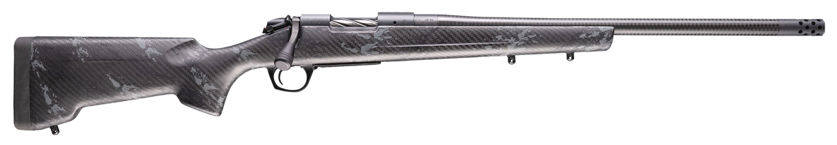 Bergara Rifles B-14 Cima CF 308 Win 20" 4+1 Bolt-Action Rifle - Sniper Gray Cerakote