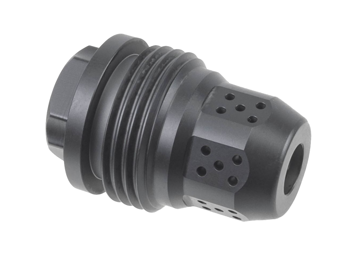 JK Armament Bald Eagle Compensator 45 Cal 5/8x24 Stainless Steel Nitride Black