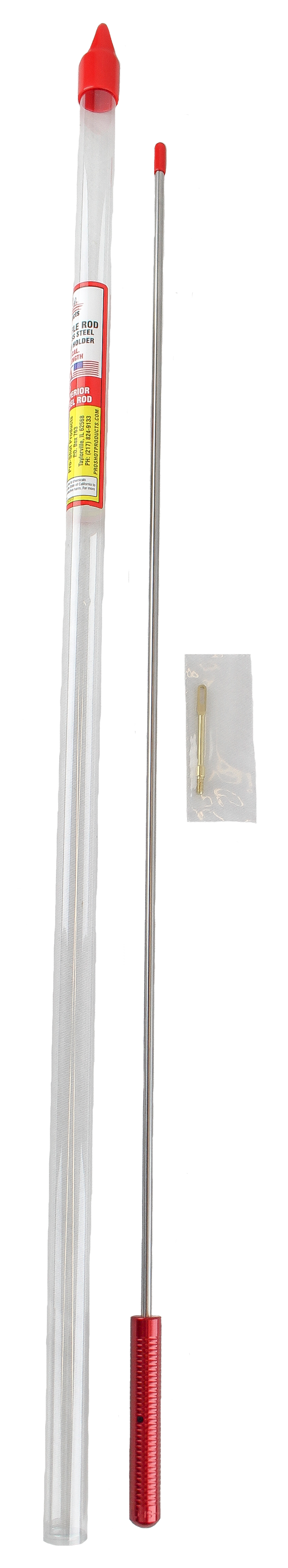 Pro-Shot Micro-Polished Cleaning Rod .22-.26 Cal 26" Short Rifle #8-32 Thread Stainless Steel