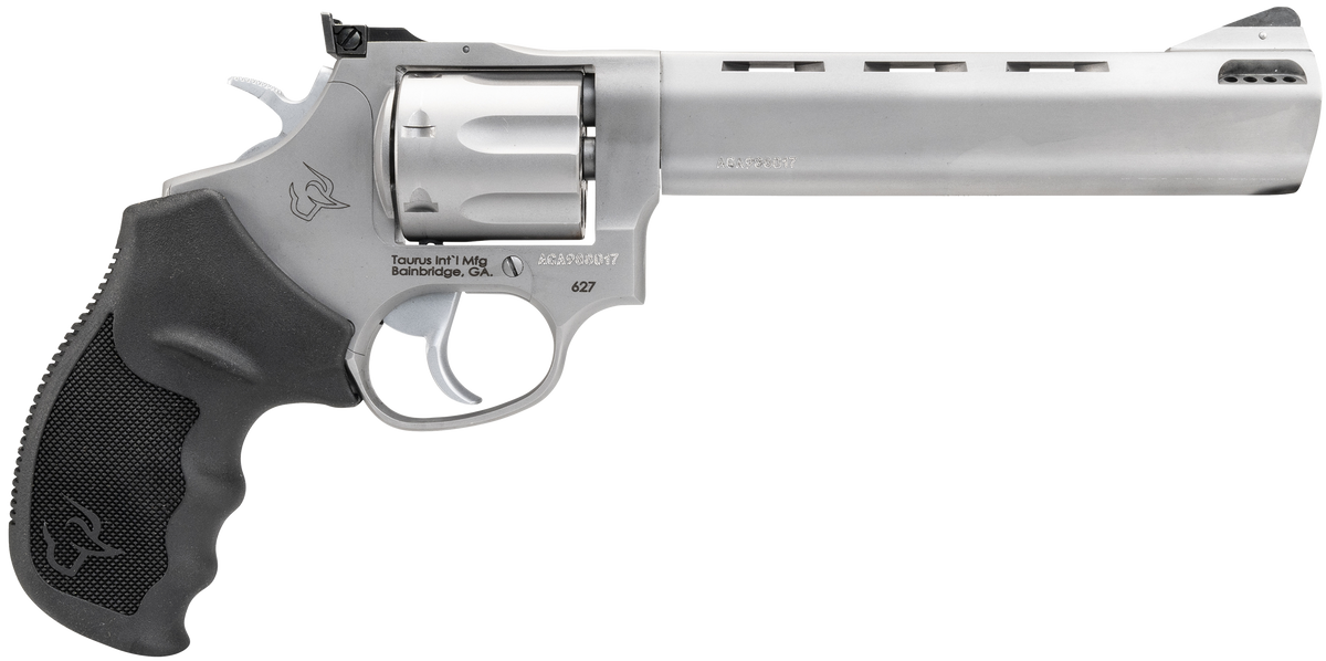 Taurus Tracker 627 .357 Mag/.38 Special +P 6.5" Ported 7-Rd DA/SA Medium Frame Revolver - Matte Stainless