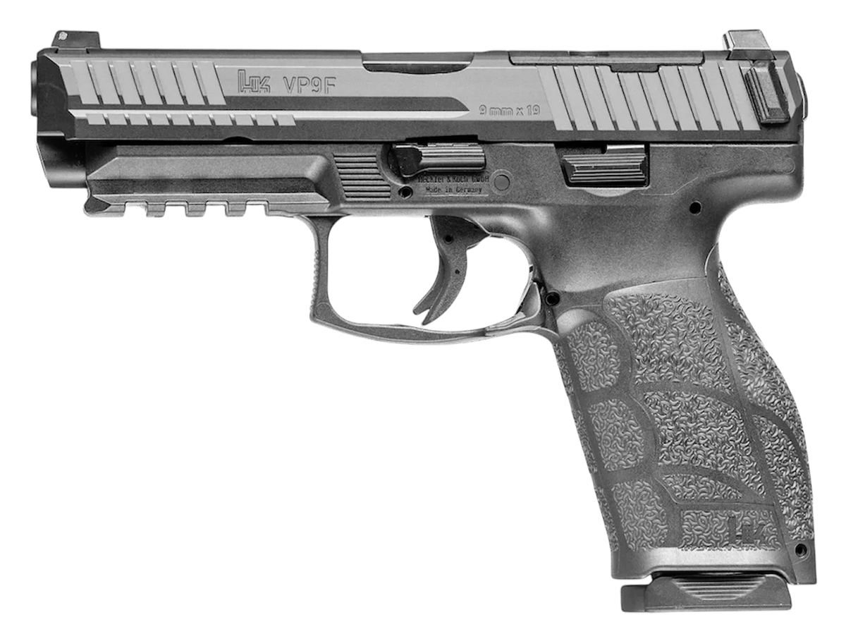 HK VP9A1 F 9mm Luger 4.53" 10+1 Optic Ready Semi-Auto Pistol