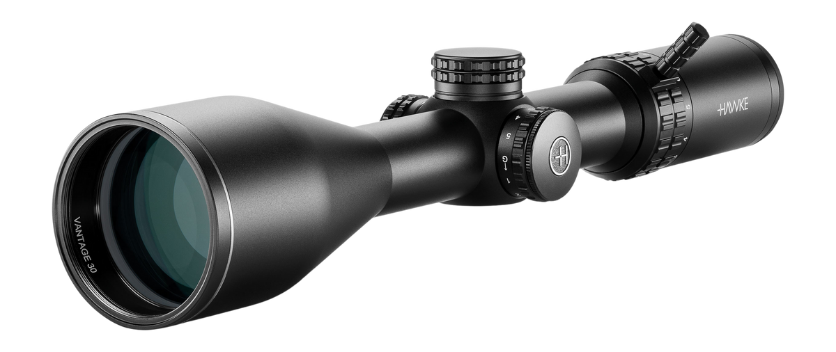 Hawke Sport Optics Vantage HD 30 3-12x56mm 30mm Tube Illuminated Red/Green L4A DOT SFP Riflescope