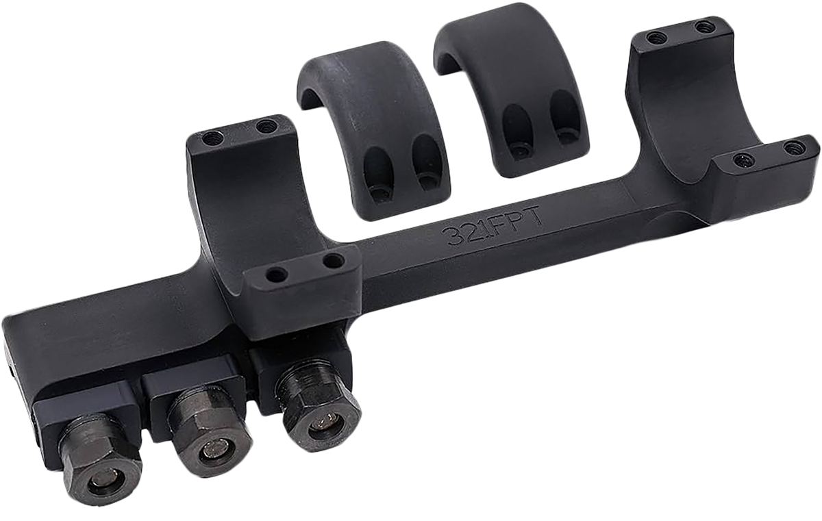 DNZ Freedom Reaper 30mm Forward Picatinny Rail Scope Mount Extra High Rings Matte Black