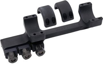 DNZ Freedom Reaper 30mm Forward Picatinny Rail Scope Mount Extra High Rings Matte Black