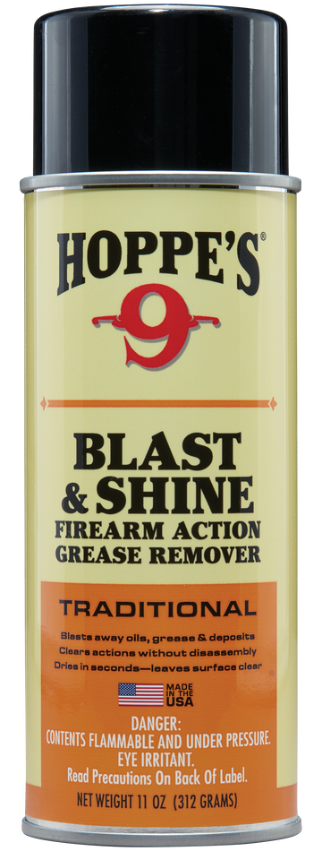 Hoppes CD1 No. 9 Blast & Shine 11 oz Aerosol Gun Cleaner & Degreaser