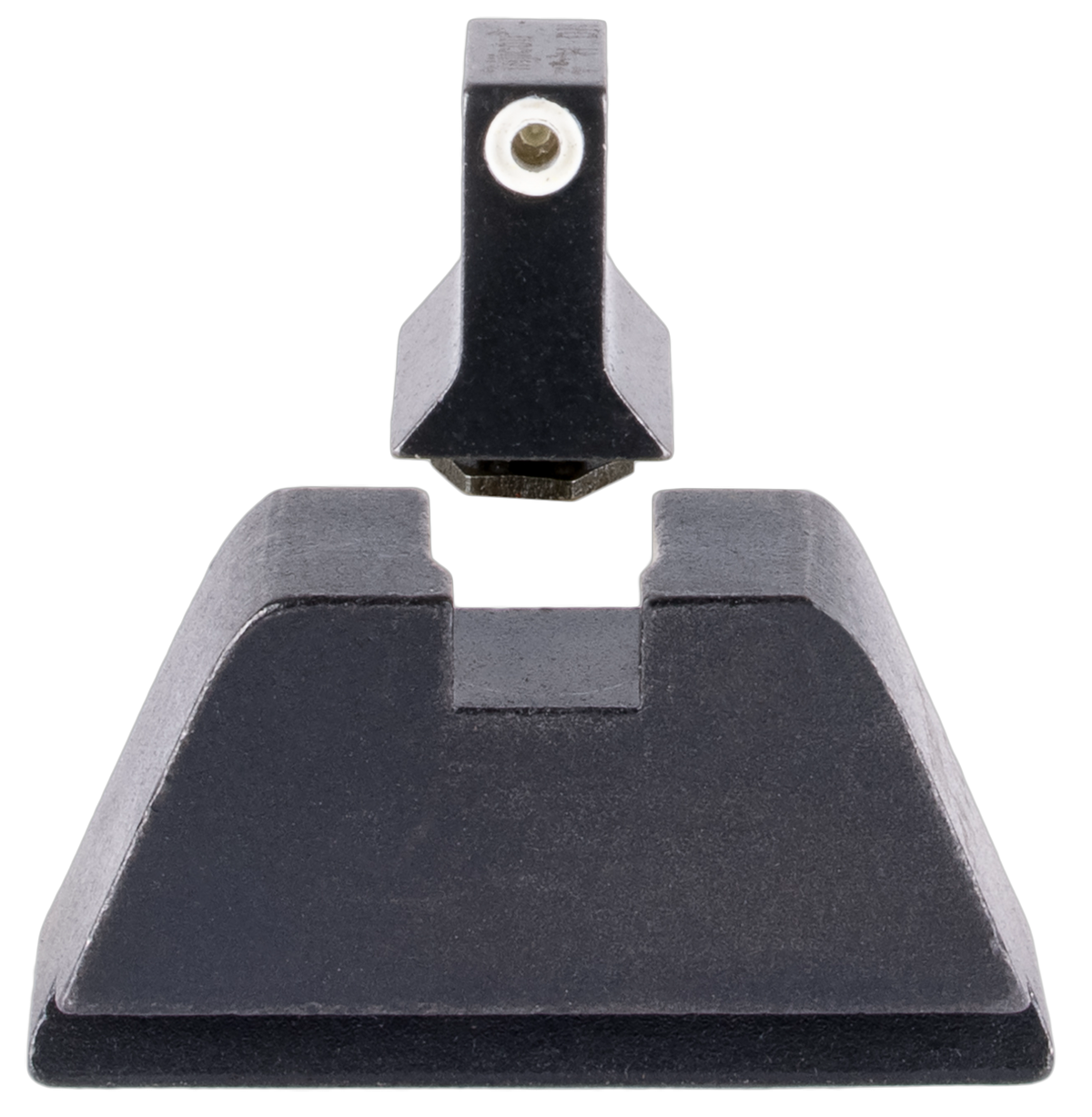 Trijicon GL201 Suppressor/Optic Height Night Sights Green Tritium/White Outline Front - Glock 17/17L/19/22