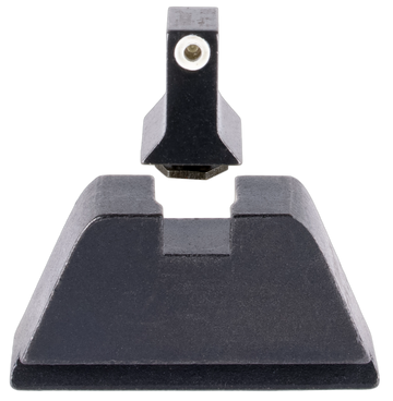 Trijicon GL201 Suppressor/Optic Height Night Sights Green Tritium/White Outline Front - Glock 17/17L/19/22