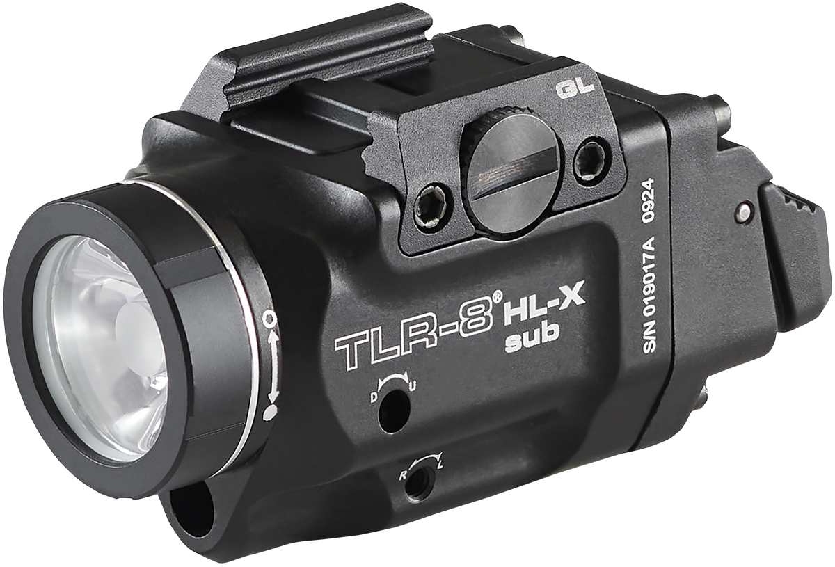 Streamlight TLR-8 HL-X SUB USB 1000 Lumens Pistol Light w/ Red Laser - Glock 43X/48 MOS