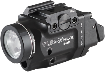 Streamlight TLR-8 HL-X SUB USB 1000 Lumens Pistol Light w/ Red Laser - Glock 43X/48 MOS