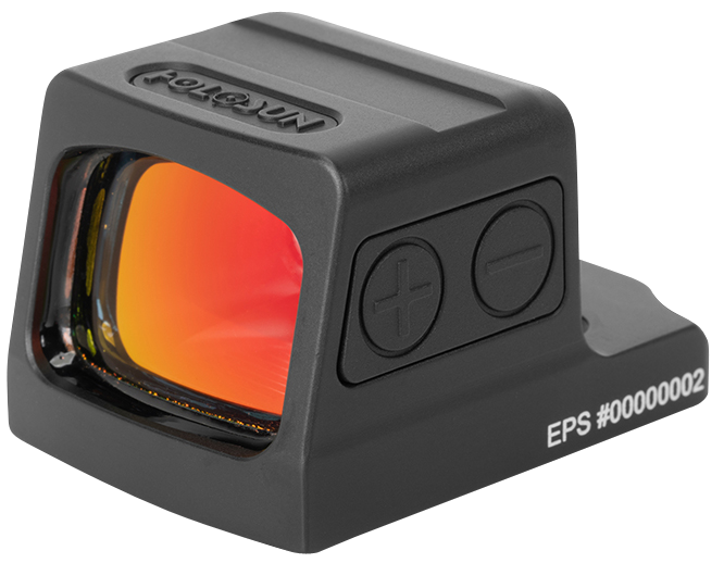 Holosun EPS Carry GR-2 1x 0.58"x0.77" 2 MOA Green Dot Enclosed Pistol Sight - Black Anodized