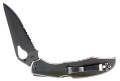 Spyderco Byrd Cara Cara 2 3.75" 8Cr13MoV Drop Point Part Serrated Stainless Steel Folding Knife