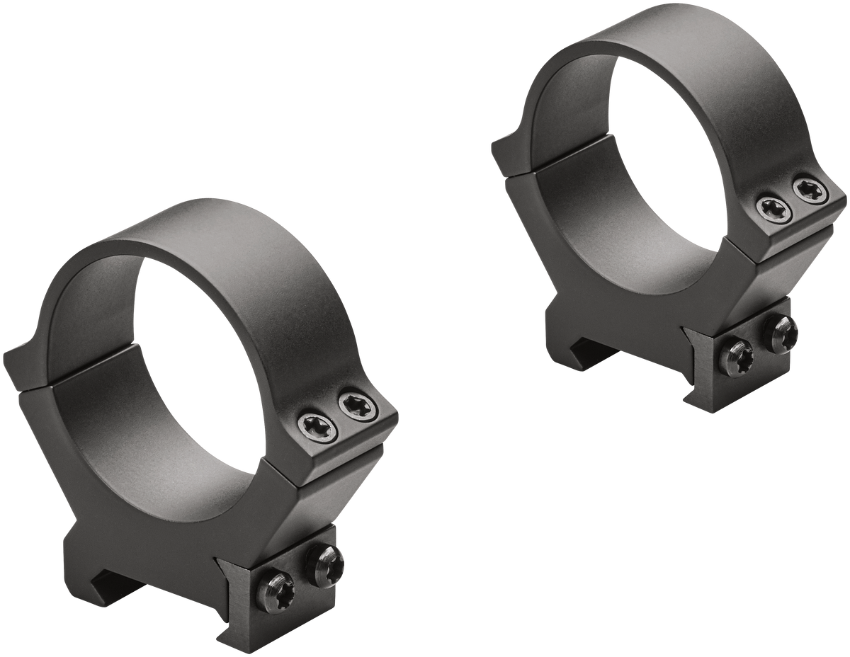 Leupold PRW2 Cross-Slot 34mm High Matte Black Scope Rings