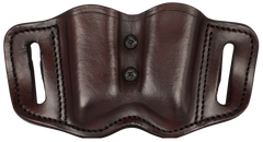1791 Gunleather MAG-F 2.2 Double Mag Holster Double Stack Belt Slide Signature Brown Leather