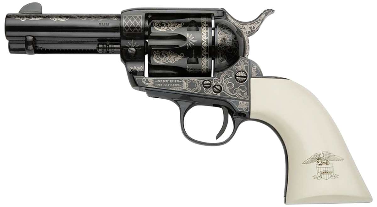 Pietta Great Western II Liberty 9mm Luger 3.5" 6rd Revolver