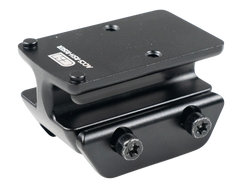 C&H Precision RISERRSH Picatinny Riser Mount Black Steel - Trijicon RMR Footprint
