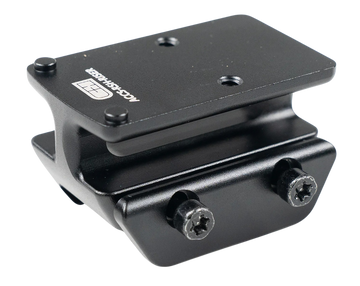 C&H Precision RISERRSH Picatinny Riser Mount Black Steel - Trijicon RMR Footprint