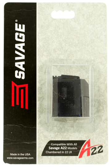 Savage 90023 A22/B22 22 LR 10rd Rotary Magazine - Black Metal