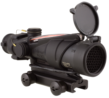 Trijicon ACOG 4x32mm Illuminated Red Chevron Reticle - Black Hardcoat Anodized