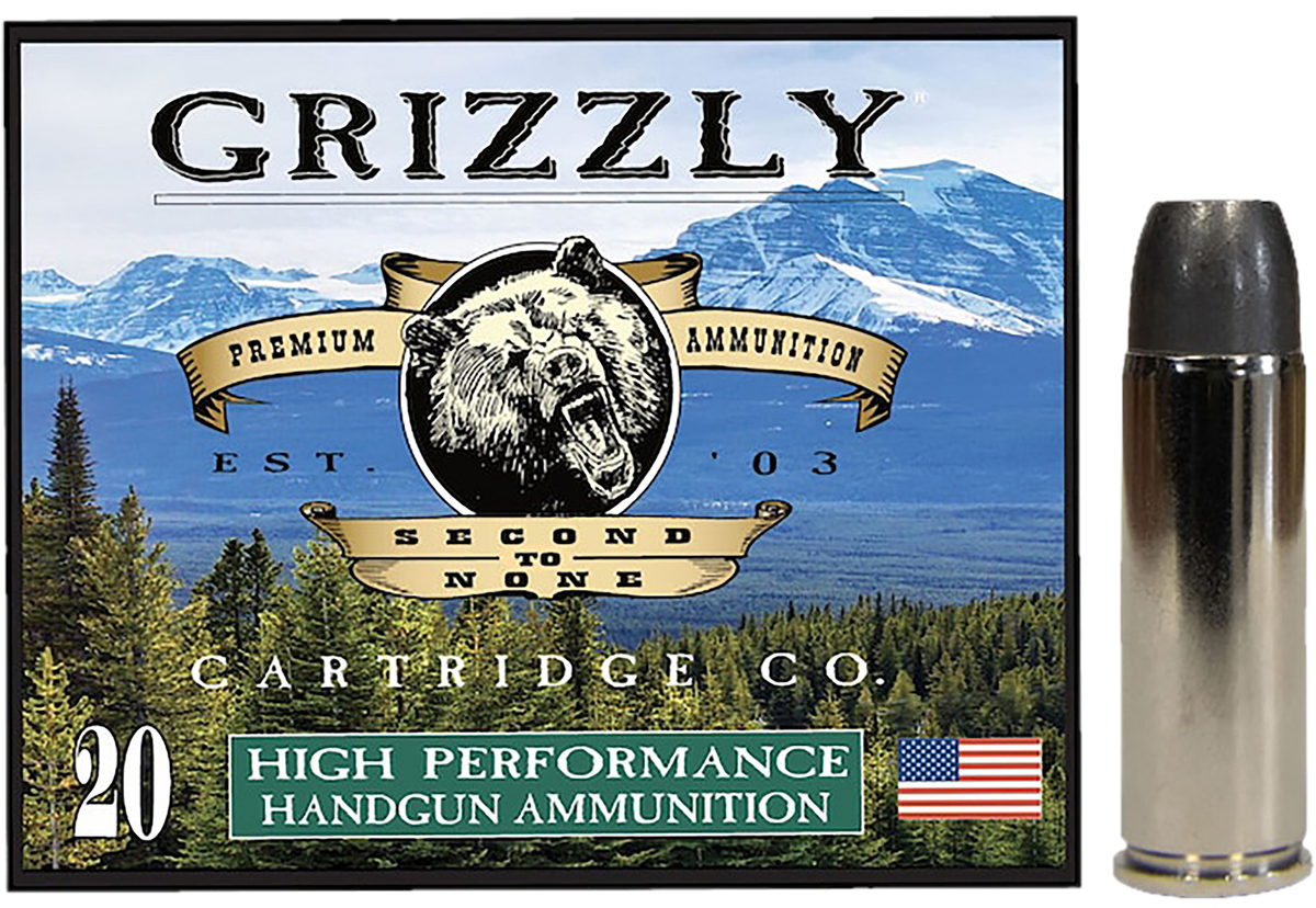 Grizzly Ammo GC45C+P14 45 Colt +P 335gr Wide Long Nose Gas Check - Box or Case