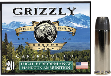 Grizzly Ammo GC45C+P14 45 Colt +P 335gr Wide Long Nose Gas Check - Box or Case