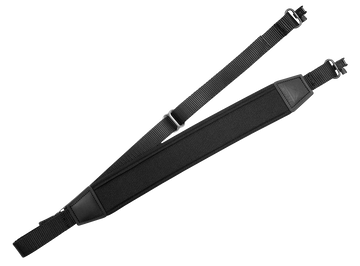 GrovTec GTSL121 Flex 2" Adjustable Padded Black Elastic w/Neoprene Sling for Rifle/Shotgun
