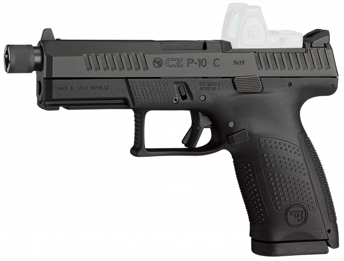 CZ P-10 C 9mm Luger 4.02" 17+1 Semi-Auto Pistol - Threaded, Optic Ready