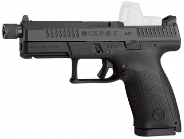 CZ P-10 C 9mm Luger 4.02" 17+1 Semi-Auto Pistol - Threaded, Optic Ready