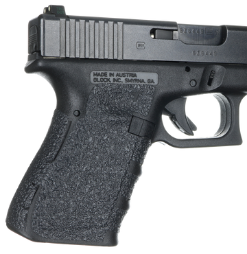 Talon Grips 104R Adhesive Grip for Glock 19/23/25/32/38 Gen 1-3 - Black Textured Rubber