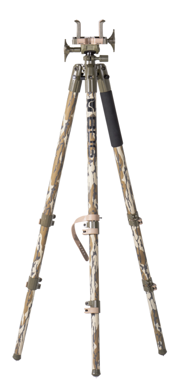 Bog-Pod DeathGrip 7"-59" Aluminum Tripod - Mossy Oak Bottomland