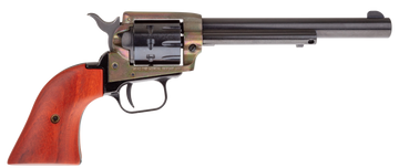 Heritage Mfg RR22999CH6 Rough Rider Small Bore 22 LR 9-Shot 6.50" SAO Revolver - Cocobolo Grip