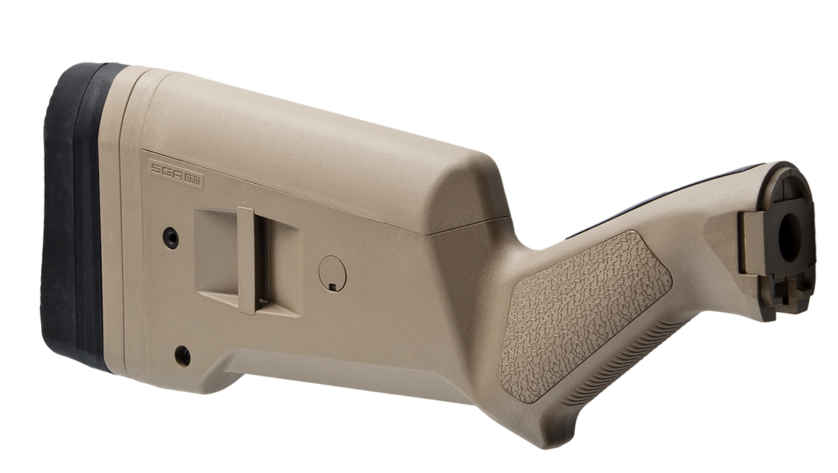 Magpul Industries SGA Fixed Shotgun Stock Flat Dark Earth Polymer for Remington 870 12 GA