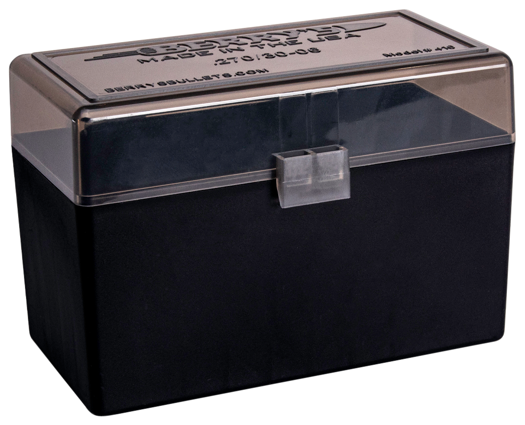 Berry's 32019 Ammo Box 270 Win, 30-06 Springfield 50rd Smoke Lid w/Black Bottom
