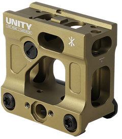 Unity Tactical FAST Micro 2.26" Optical Centerline Red Dot Mount - Flat Dark Earth Anodized Aluminum