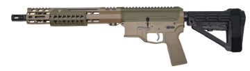 Bilson Arms BA-15FCP 300 Blackout 20+1 Semi-Auto Pistol - FDE/Snap Green