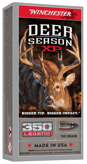 Winchester Ammo Deer Season XP 350 Legend 150gr Extreme Point 20 Rd - Box or Case