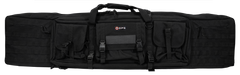G*Outdoors GPS DRC55 Double Rifle Case 55" Black 600D Polyester w/ 2 Pistol Sleeves