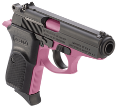 Bersa Thunder 380 ACP 3.50" 8+1 DAO Pistol - Pink Cerakote Frame, Matte Black Slide