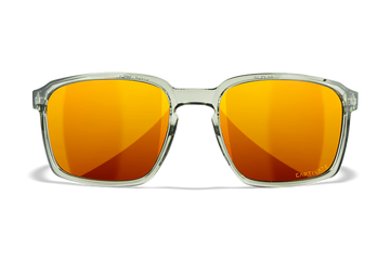Wiley X Alfa M/L Bronze Mirror Lens Gloss Crystal Light Olive Frame