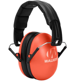 Walkers Game Ear Youth Passive Muff 23 dB Over the Head Coral/Black Polymer