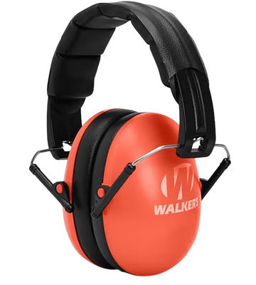 Walkers Game Ear Youth Passive Muff 23 dB Over the Head Coral/Black Polymer