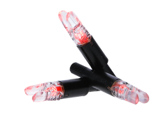 NAP Thunderglo Illuminated Crossbow Nock Red Half Moon 3-Pack