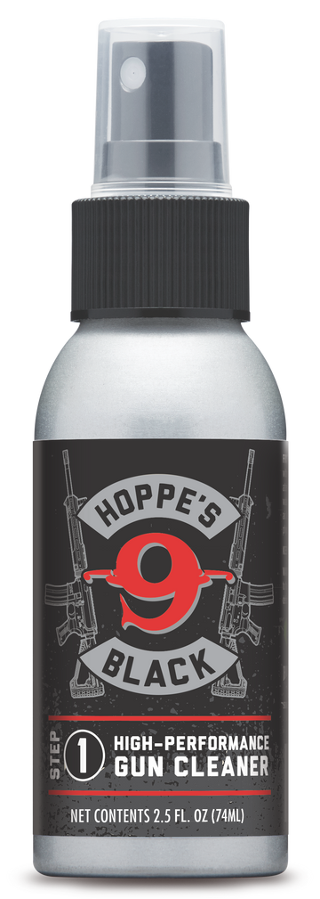 Hoppes HBC2 Black Gun Cleaner 2.5 oz Aluminum Pump Bottle
