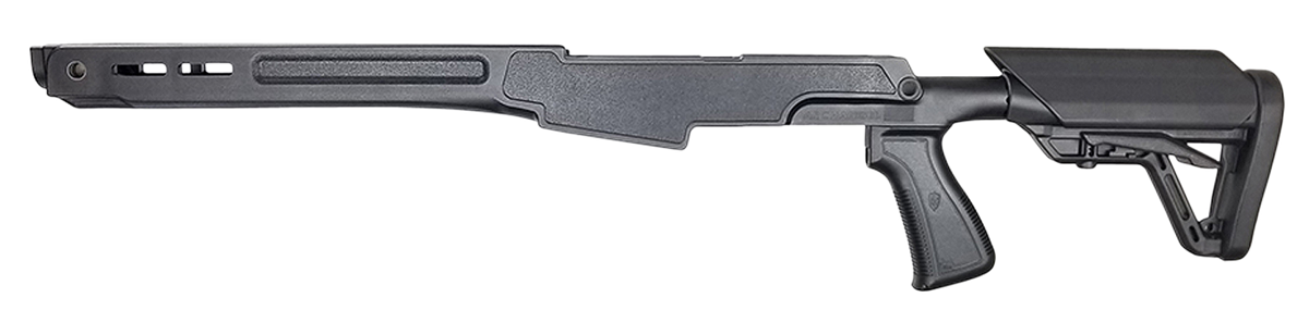 Archangel AACQS Close Quarters Stock - Black Carbon Fiber/Polymer 6-Position for Springfield M1A / M14