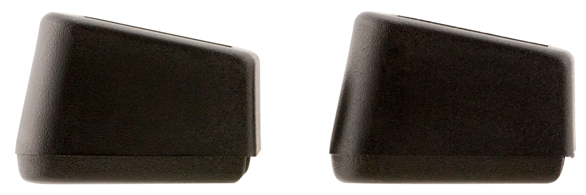 ProMag PM050 Floor Plate 9mm Luger/40 S&W +2/+1 Capacity Extension for Glock Magazines - Black Polymer 2-Pack