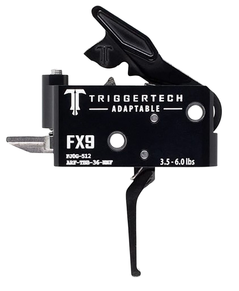 TriggerTech Adaptable FN FX9 Two-Stage Flat Trigger 3.5-6 lbs - Black PVD